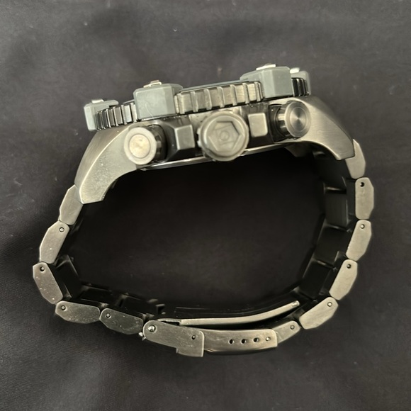 SWEET Invicta Coalition Forces gunmetal gray and aqua blue only worn twice - Picture 3 of 10